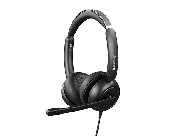 Sandberg 3v1 office headset pro enc | 3. 5mm usb-a usb-c | enc mikrofon | inline upravljanje | slušalke z mikrofonom 4 Sandberg 3v1 office headset pro enc stranski prikaz mikrofona