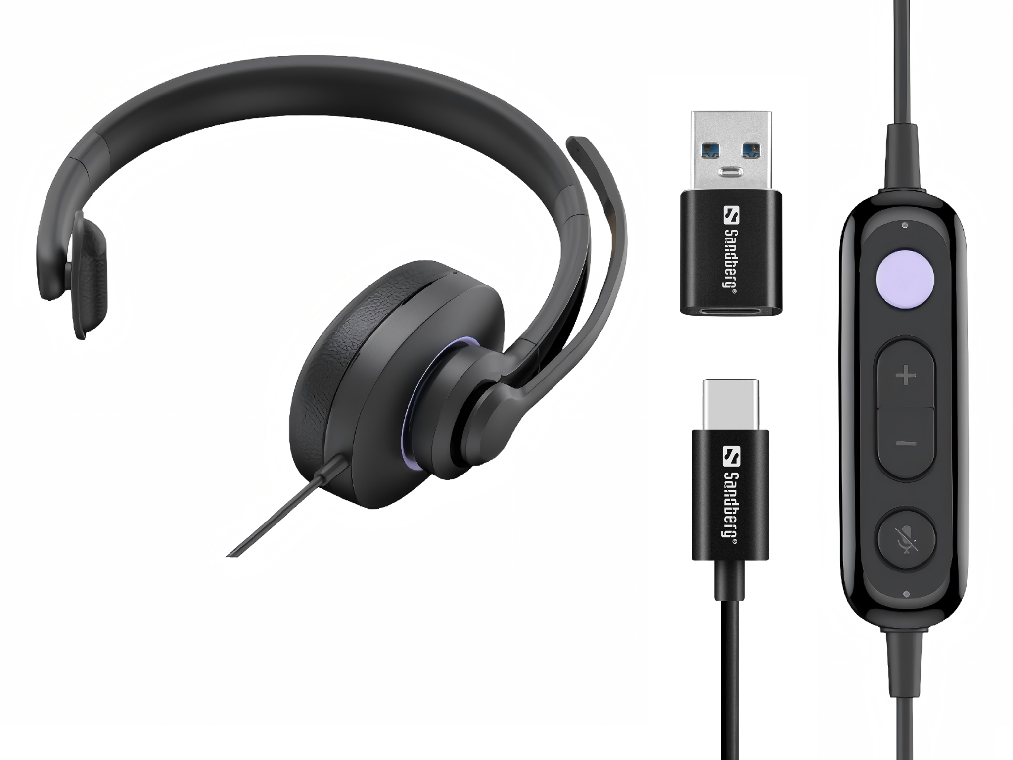 USB-C/A Headset Pro Mono ENC