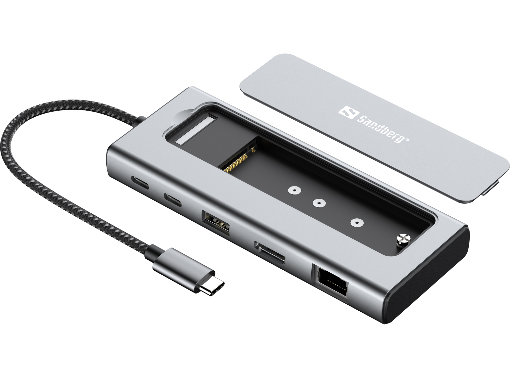 USB-C 6in1 Travel Dock SSD Case