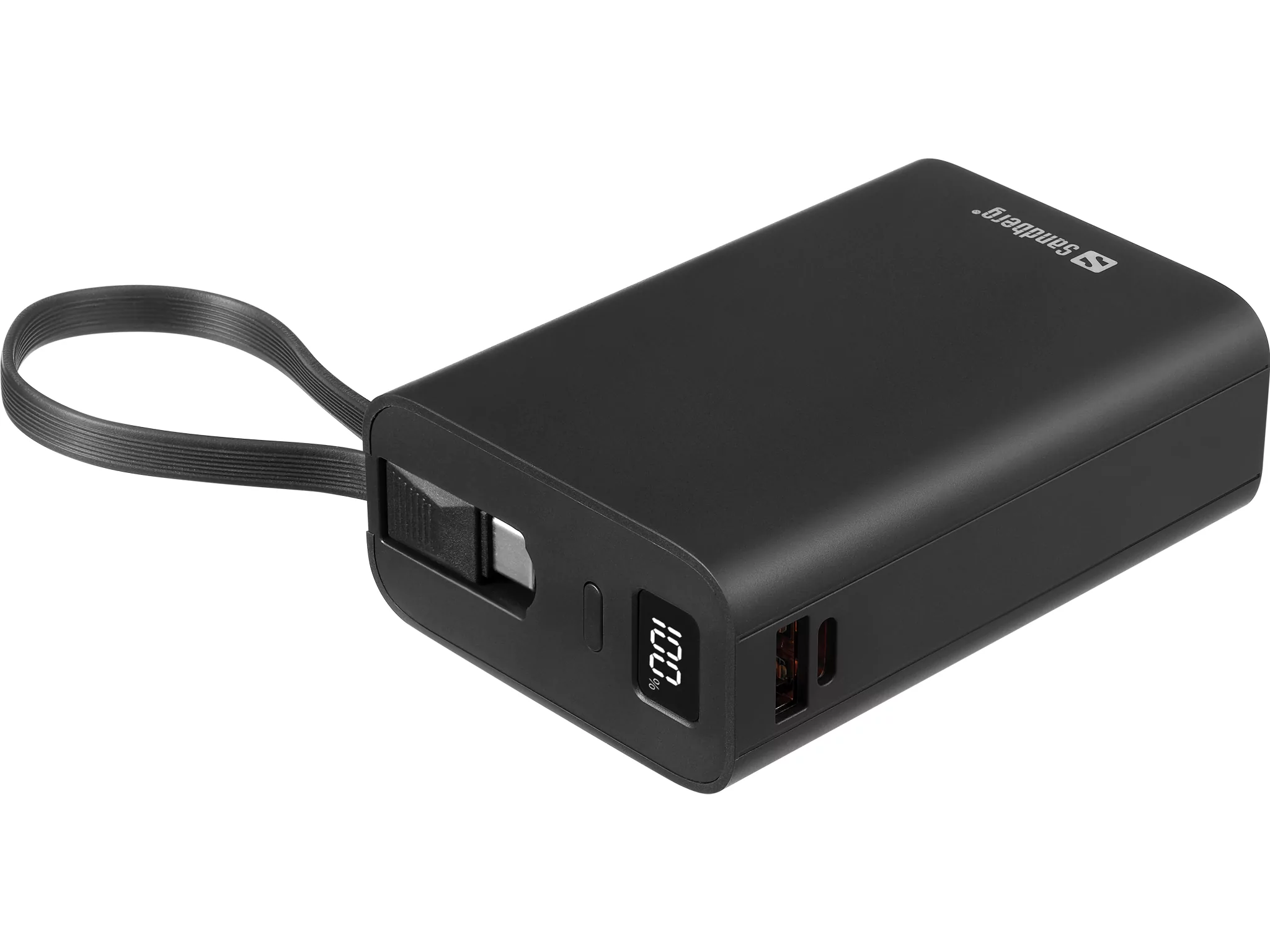 Câble USB-C intégré Sandberg Powerbank 20000 PD20W