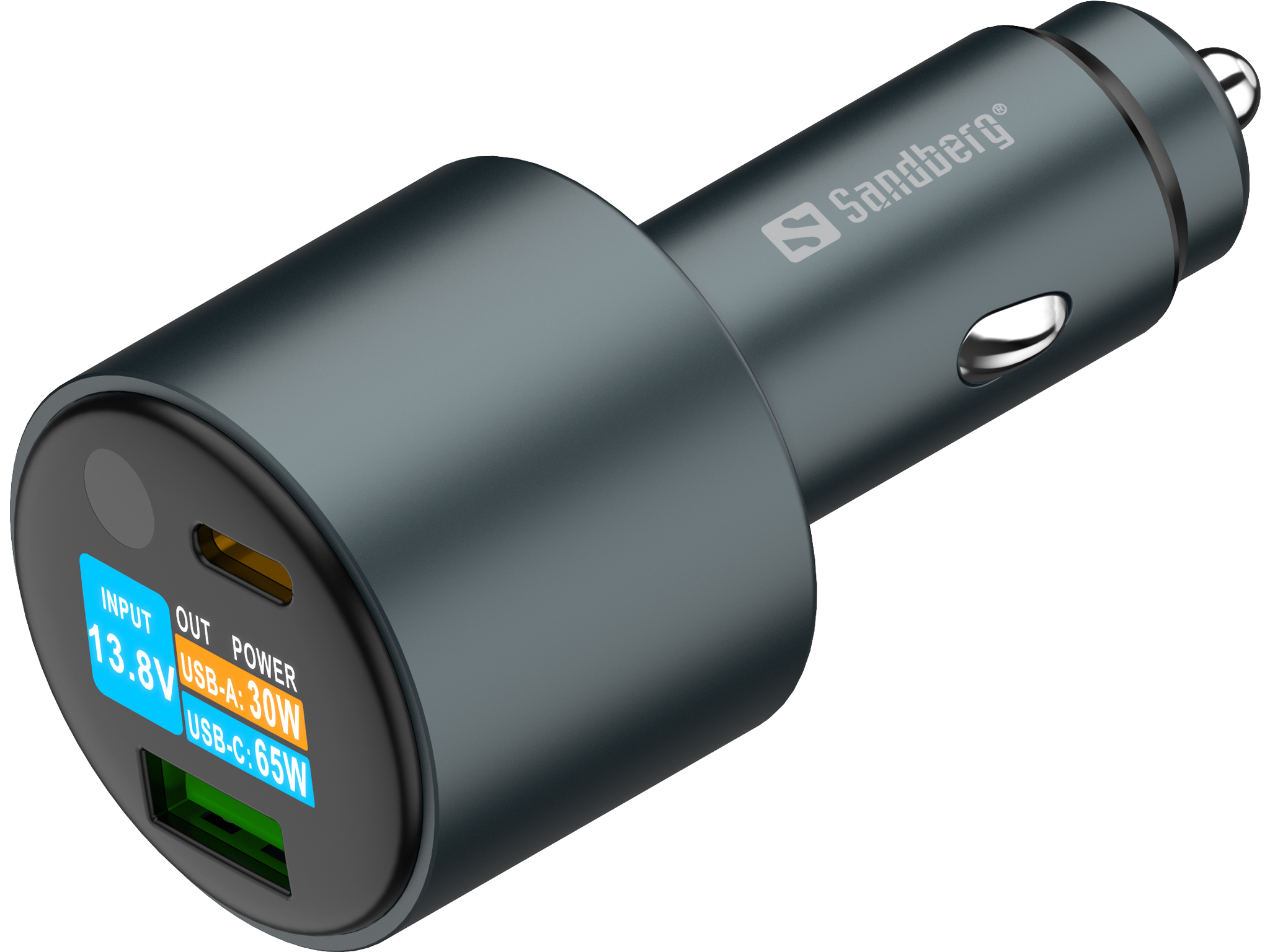 Car Charger 2in1 95W Display
