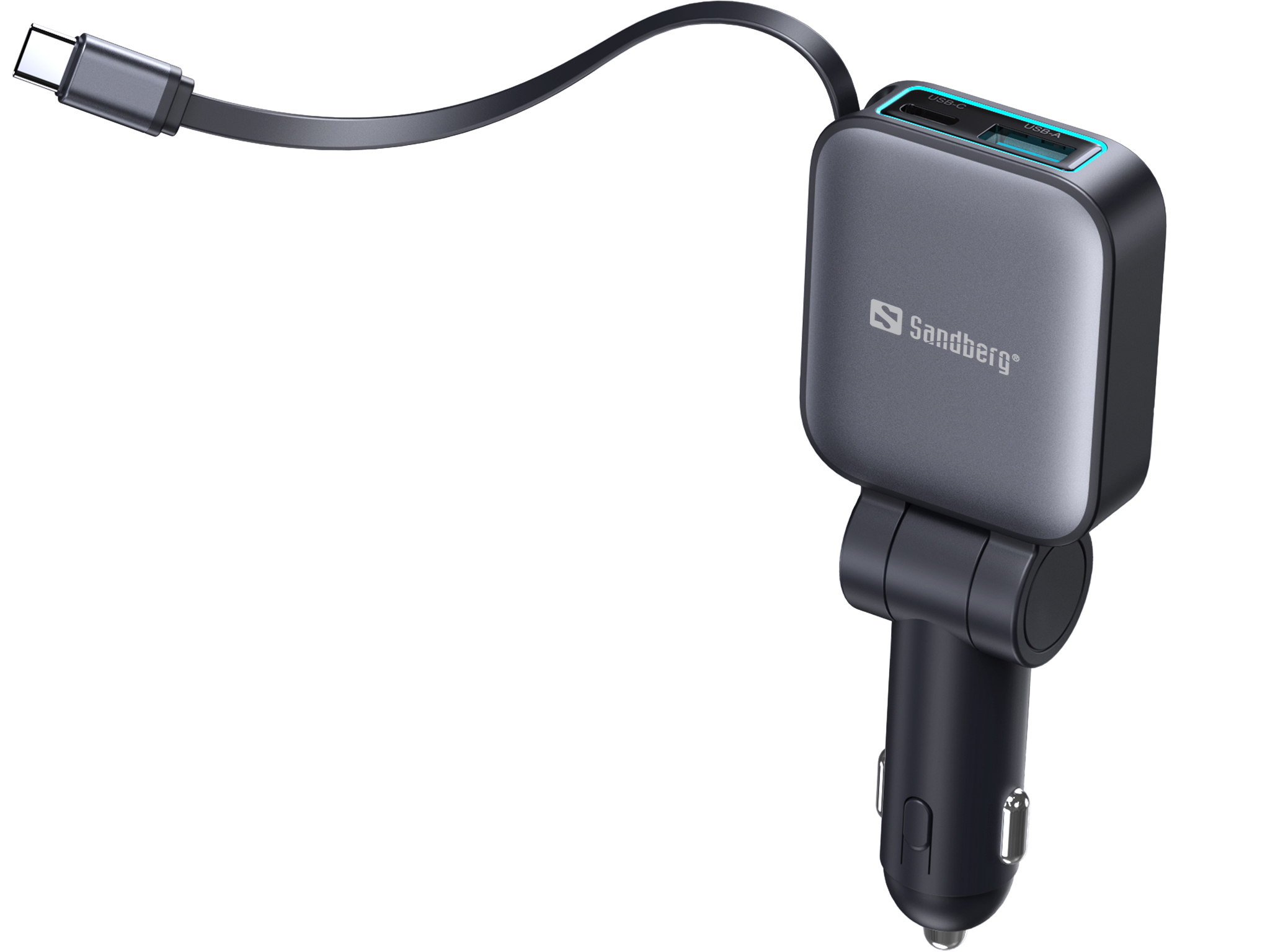 Car Charger 3in1 72W FlexCable