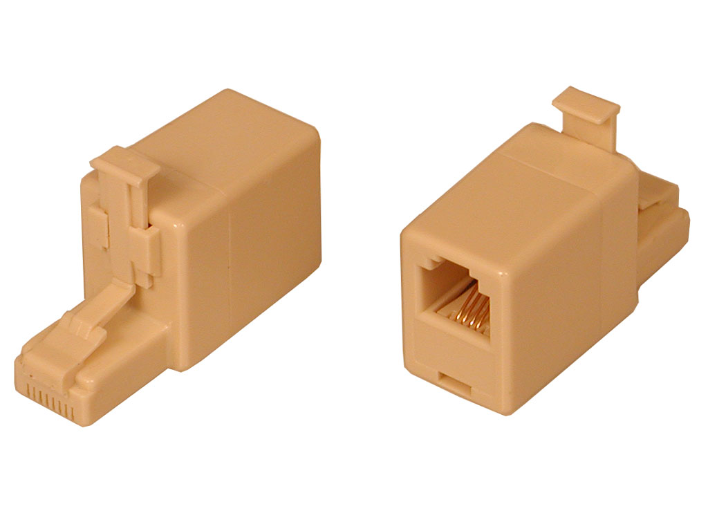Adapter RJ11hun - RJ45han