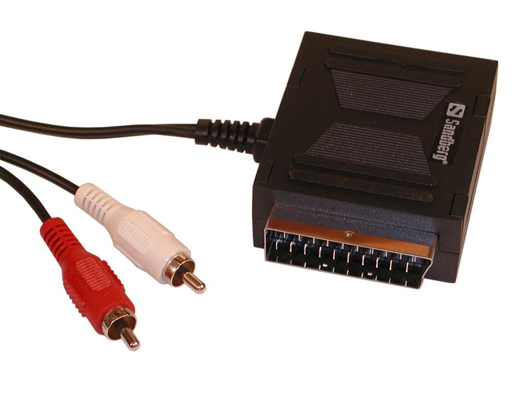 ScartOUT -> 2xPhono-han  5 m