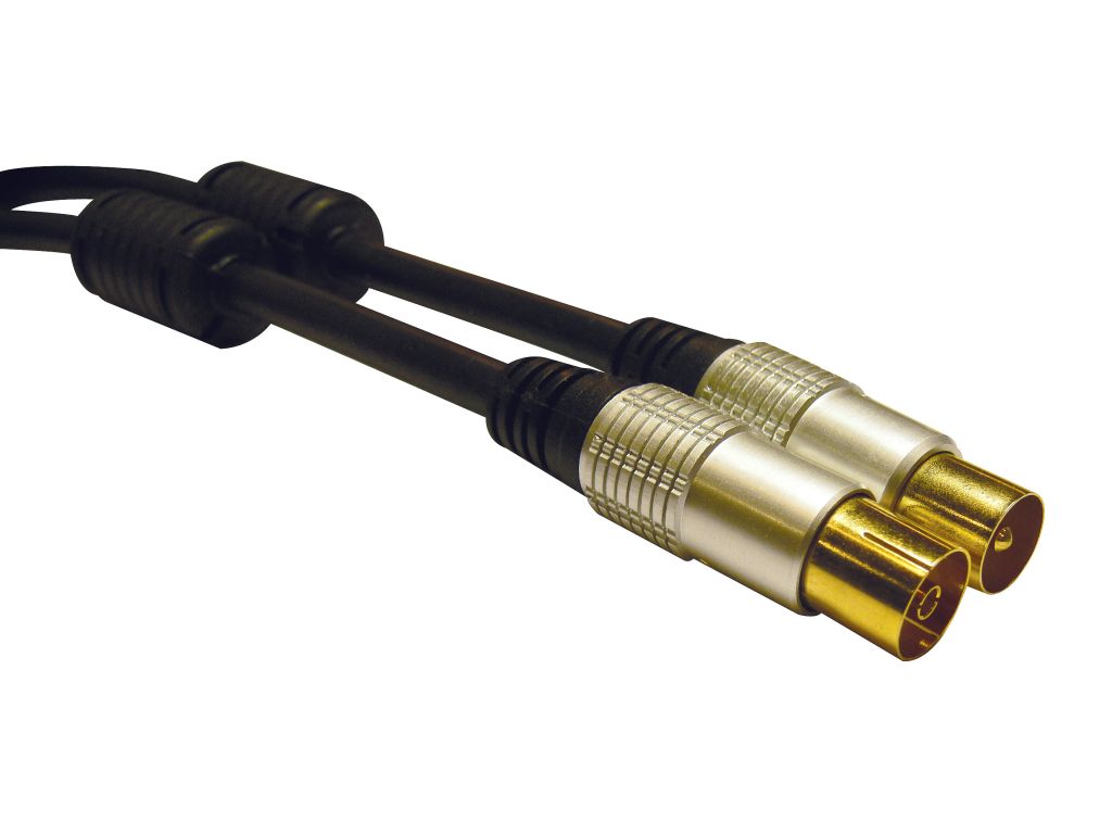 Aerial cable LuxLine  1m BLACK