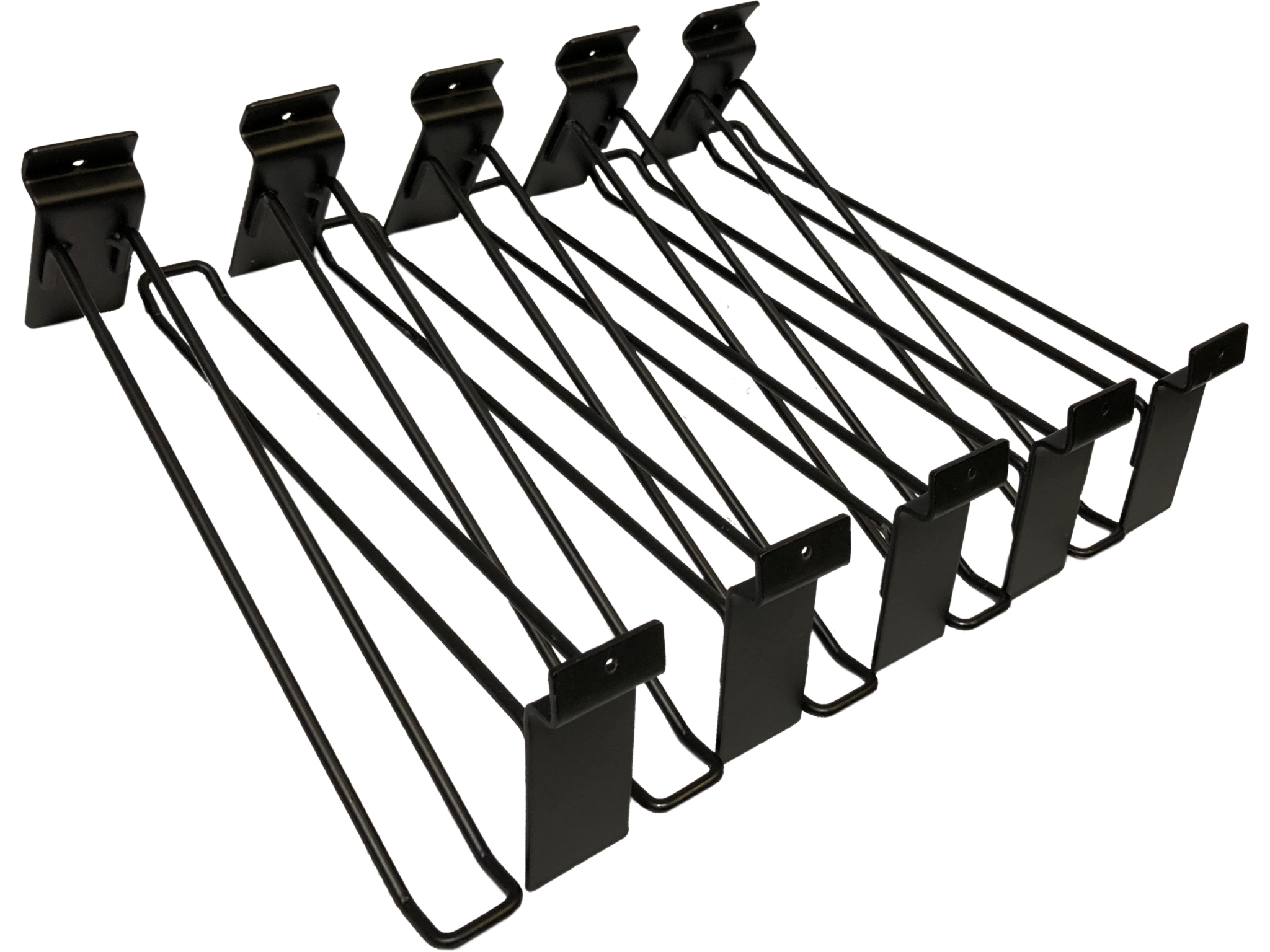 Hooks for Alu Slatwall 10-Pack