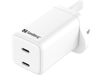 AC Charger Dual USB-C PD65W UK